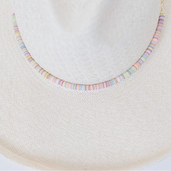 NWT Gigi Pip River Wide Brim Palm Straw Hat - Picture 9 of 9